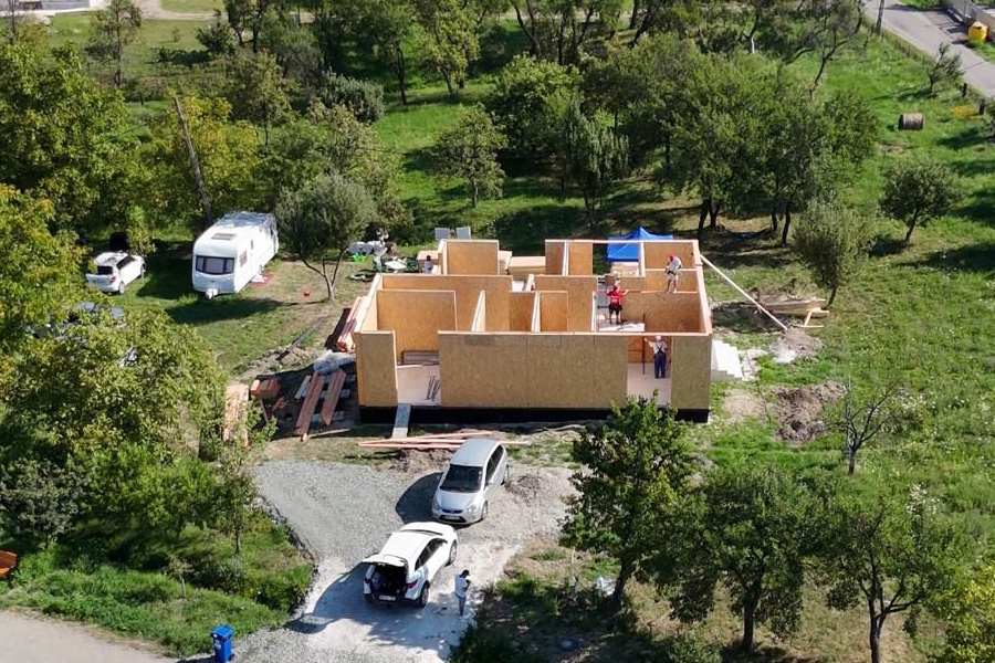 exterior ansamblu casa 138mp panouri sip poliuretan sip vlamada